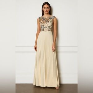 NWOT Karen Millen Sequin Lace Maxi Dress